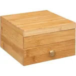 Bambusová šperkovnice TIDY 15 cm hnědá