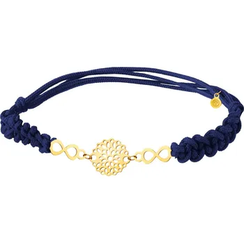 Náramek Náramek s prvky ze žlutého zlata - rozeta, nekonečna - AP536-8119