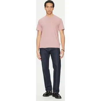 Pánské tričko Just Cavalli T-Shirt 78OAHT01 Růžová Regular Fit M