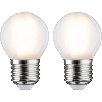 Žárovka PAULMANN LED kapka 5 W E27 mat teplá bílá 2ks-sada - PAULMANN P 28639