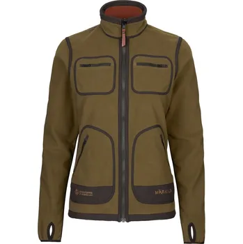 Dámská mikina HÄRKILA - Kamko fleece oboustranná mikina dámská Dark olive-Arabian spice Zelená|Hnědá S