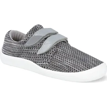 Barefoot dětské tenisky Beda - Alex letní vegan šedé Velikost: 34