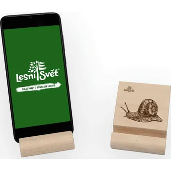 Lesní svět Stojánek na mobil M - Šnek