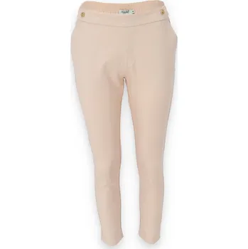 Dámské kalhoty Kalhoty do gumy 7/8 Freesia Paris L165 barva: béžová, velikost: S
