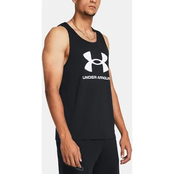 Pánské tílko Pánské tílko Under Armour UA SPORTSTYLE LOGO TANK 1382883-001 Černá XL