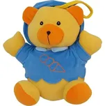 Dětská plyšová hračka s hracím strojkem Baby Mix medvídek modrý