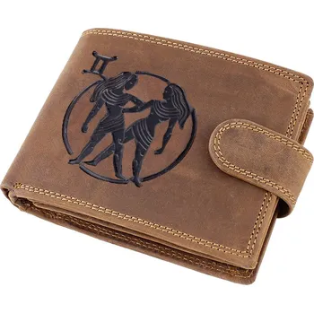 Peněženka Znamení zvěrokruhu Blíženci (Pánská peněženka se zvířatníkem)