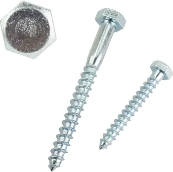 Stavební profil VRUT DO DŘEVA 6,0x 40 mm-60 mm ŠESTIHRANÁ HLAVA