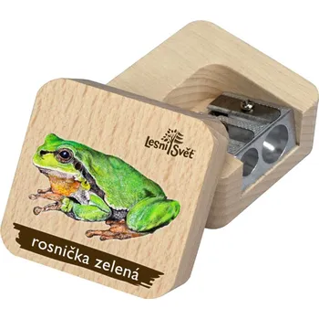 Ořezávátko Lesní svět Dřevěné ořezávátko - Rosnička