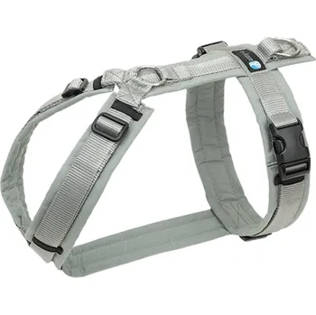 Postroj pro psa annyx postroj na hrudník Fun šedý/stříbrný S