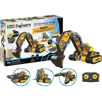 ostatní stavebnice Revell Engineers 21304 - RC Engineering Vehicle 4in1 - expresní doprava