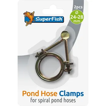 Zahradní hadice SuperFish hadicová svorka 24-28mm 2 kusy