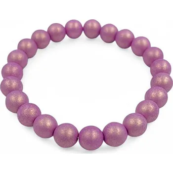 Náušnice Náramek skleněné perle - cashmere rose Balení: bez dárkové krabičky