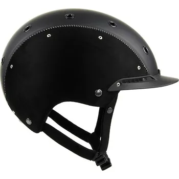 Jezdecká přilba Jezdecká helma CASCO CHAMP - 3 Nubuk black 57–58 cm