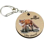 Lesní svět Přívěsek na klíče kulatý - Liška