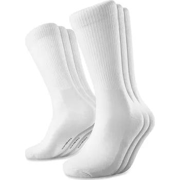 Pánské ponožky DryFeel | Balení 3 párů bílé bavlněné tenisové ponožky - Trendhim