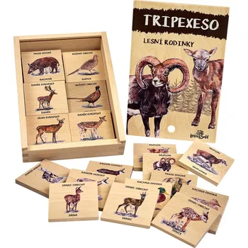 Cestovní hra Lesní svět Tripexeso - Rodinky zvěře