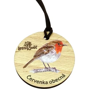 Lesní svět Dřevěná medaile masiv - Červenka