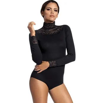 Body Body rolák Moments černé s krajkou M - Dárková krabička