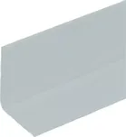 Šedá plastová PVC soklová lišta F277 - délka 40 m, šířka 3 cm, výška 3 cm