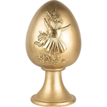 Velikonoční dekorace Clayre & Eef - Dekorativní vajíčko RABBIT 6PR5226