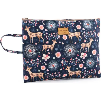 Penál Pouzdro voděodolné se zipem hand made 33x24,5 cm, barva 6 modrá tmavá