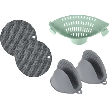 Chňapka ERNESTO® Silikonová výlevka / Podložka pod hrnec / Chňapka