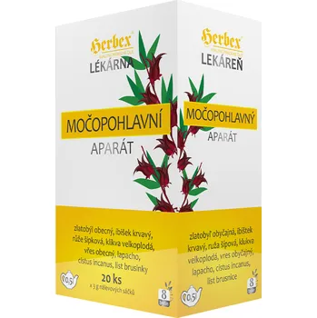 Čaj Herbex Močopohlavní aparát 20x 3 g
