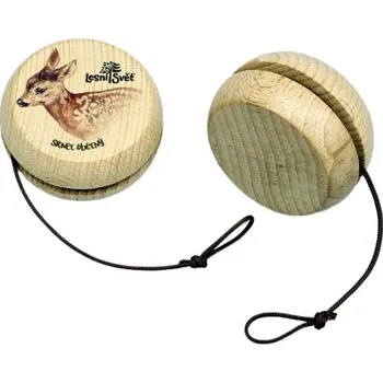 Dětský míč Lesní svět Dřevěné JOJO - Srnec