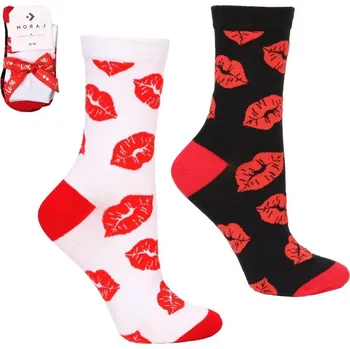Dámské ponožky Moraj ponožky valentýn CSLW300-022/2 - 2páry - mix, 38-41