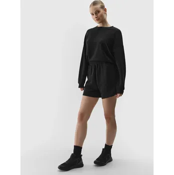 Dámské kraťasy Dámské pohodlné teplákové šortky z modálu 4F - černé, M i646_3124166