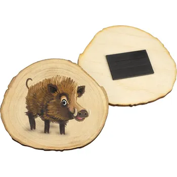 magnetka pro dítě Lesní svět Magnet Letokruh - Divočák - dětský motiv