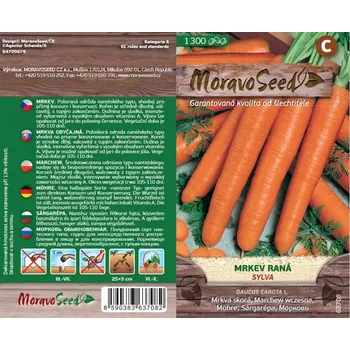 Semeno MoravoSeed Mrkev poloraná Sylva 1300 ks