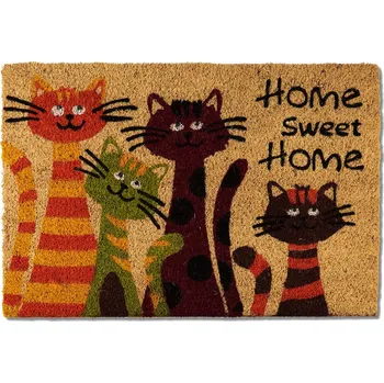 J-Line Rohož Ruco Print 789 home cats BARVA: Vícebarevný, ROZMĚR: 40x60 cm