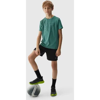 Chlapecké kraťasy Chlapecké rychleschnoucí sportovní šortky 4F černé, 158/164 i646_3122609