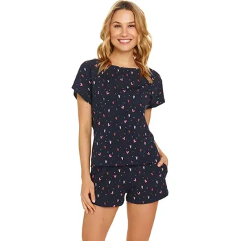 Dámské pyžamo Dámské pyžamo DOCTOR NAP PM.7131 HEARTS S 0