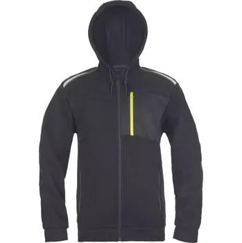 Pánská mikina EMERTON STR mikina černá/žlutá - v. M