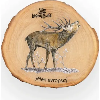 magnetka pro dítě Lesní svět Magnet letokruh - Jelen