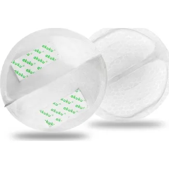 Menstruační vložka Laktační ultrasavé prsní vložky Akuku 30 ks, Bílá