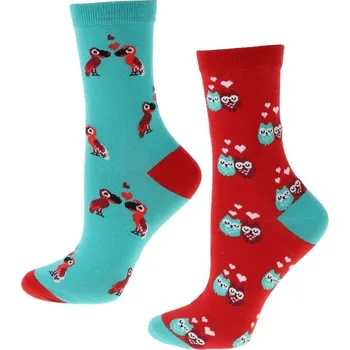 Dámské ponožky Moraj ponožky valentýn CSLS300-018/2 - 2páry - mix, 35-38