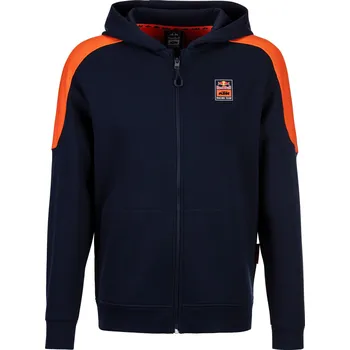 Pánská mikina KTM mikina GRID Zip blue/orange - 2XL