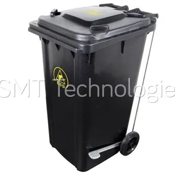 Popelnice ESD popelnice, 240l, 730x630x1000mm - 100104002997