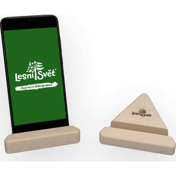 Lesní svět Stojánek na mobil trojúhleník
