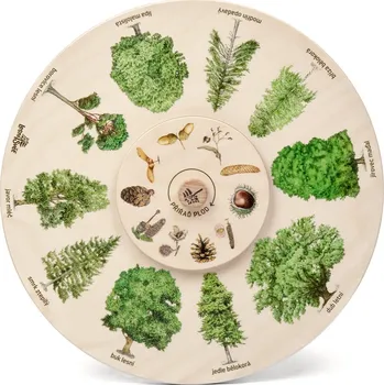 interaktivní kniha Lesní svět Otočné kolo - Plody