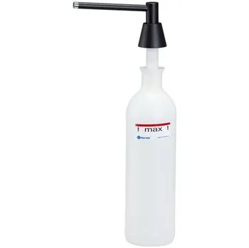 Dávkovač mýdla Dávkovač tekutého mýdla umyvadlový cone, objem nádržky 1000 ml, černý DWC101