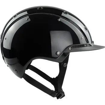 Jezdecká přilba Jezdecká helma Casco Champ-3 Plus black shiny 52-56 cm