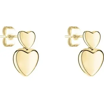 Náušnice Tamaris Pozlacené visací náušnice Srdíčka Bold Hearts TJ-0628-E-14 + 2 měsíce na vrácení zboží