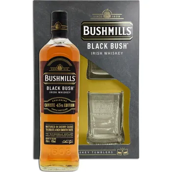 Whisky BUSHMILLS BLACK BUSH + SKLO 43% 0,7l