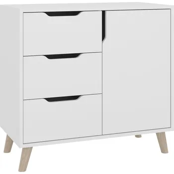 Komoda Max-i Komoda K-3+1 PETRO Zvolte barvu:: bílá