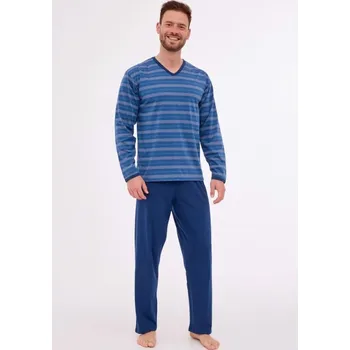 Pánské pyžamo Pánské pyžamo Cornette 139/40 Modrá 3XL